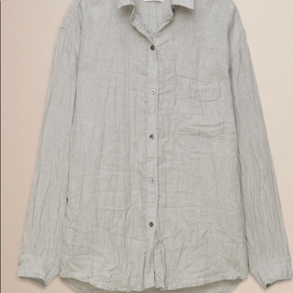 Aritzia - Community Button Down Blouse - Size Small - Picture 2 of 4